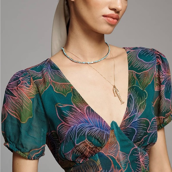 Farm Rio x Anthropologie Corset Dress Size Small - Picture 6 of 8